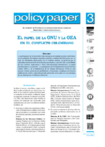 El papel de la ONU y la OEA en el conflicto colombiano