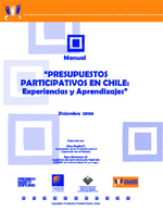 Manual "Presupuestos participativos en Chile: Experiencias y aprendizajes"