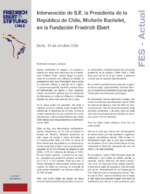Intervención de S.E. la Presidenta de la República de Chile, Michelle Bachelet, en la Fundación Friedrich Ebert