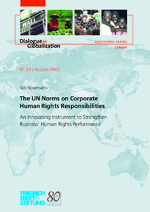 The UN norms on corporate human rights responsibilities
