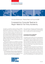 Europeanizing corporate taxation to regain national tax policy autonomy