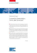 Europäische Finanzmärkte - Tanker oder Nussschale?