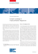 Europe's leverage in financial market regulation