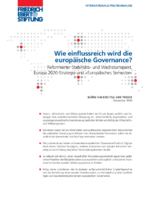 Wie einflussreich wird die europäische Governance?