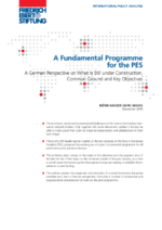 A fundamental programme for the PES