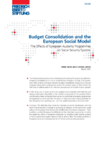 Budget consolidation and the European social model