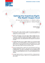 Getting the incentives right: the Health Impact Fund