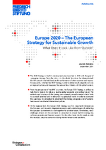 Europe 2020 - the European strategy for sustainable growth