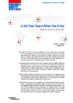 G-20 two years after the crisis