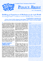 Building on experiences of mediation in the Arab world