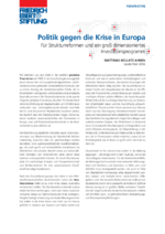 Politik gegen die Krise in Europa