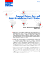 Resource efficiency gains and green growth perspectives in Ukraine