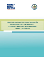 Elementos y lineamientos para la formulación de una propuesta de política pública de empleo y condiciones dignas de trabajo dirigida a la juventud