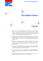 One nation labour