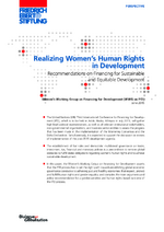 Realizing women's human rights in development