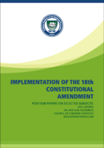 Implementation of the 18th constitutional amendment