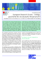 European Research Grants - Erfolgsgeschichte für die deutsche Wissenschaft?