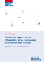 Atelier des experts sur les interactions entre les menaces sécuritaires dans le Sahel
