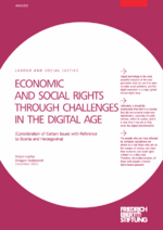 Economic and social rights through challenges in the digital age