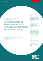 Access to justice of environmental NGOs