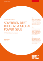 Sovereign debt relief as a global power issue