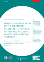 Legislative framework of the electricity sector in the Republic of North Macedonia and its international standing