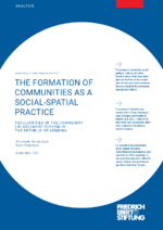 The formation of communities as a social-spatial practice