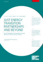 Just Energy Transition Partnerships and beyond