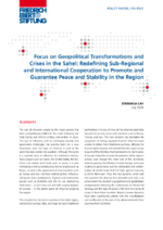 Focus on geopolitical transformations and crises in the Sahel