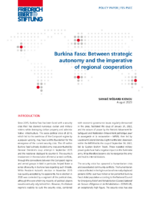 Burkina Faso: Between strategic autonomy and the imperative of regional cooperation