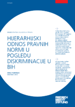 Hijerarhijski odnos pravnih normi u pogledu diskriminacije u BiH