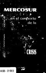 Mercosur en el contexto de la crisis