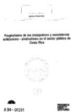 Coexistencia solidarismo-sindicalismo en el sector público de Costa Rica