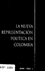 La nueva representación política en Colombia